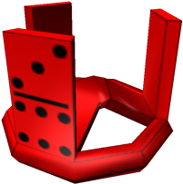 Red Domino Crown - Roblox (420x420)