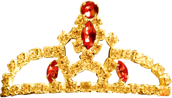 Thelma Menezes Marcadores - Princess Gold Crown Png (600x342)