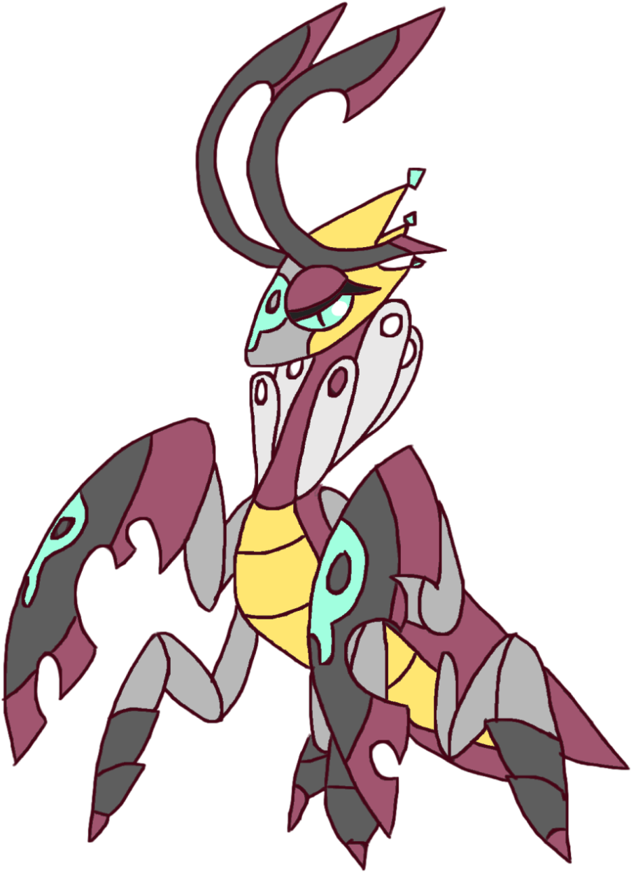 Decapulet - Mantis Fakemon (1280x1280)