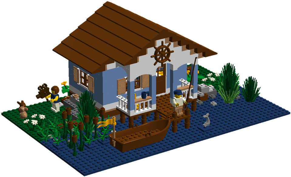 Summer House - Lego Ideas (1600x771)