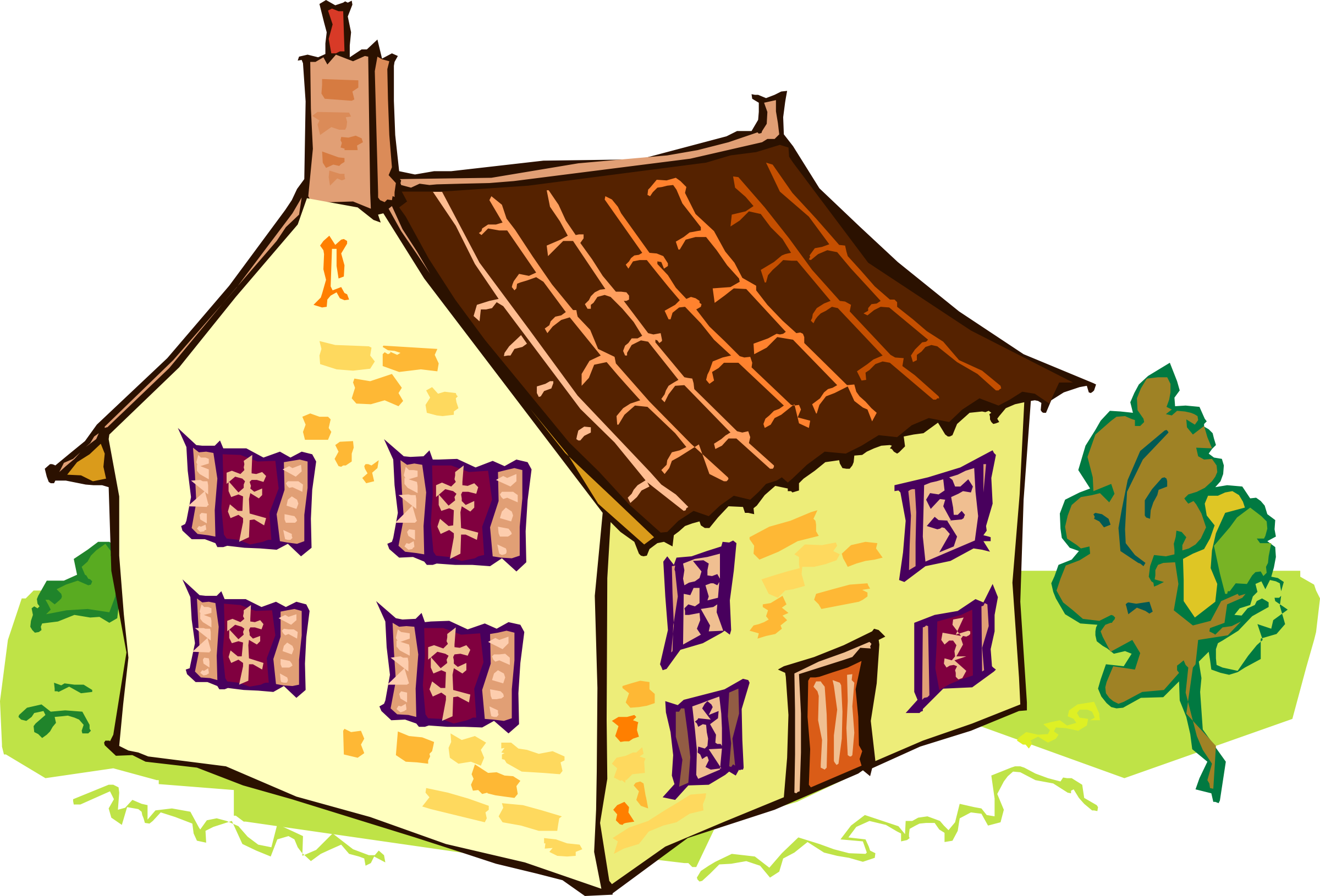 Big Image - Dwelling Clipart (2400x1630)