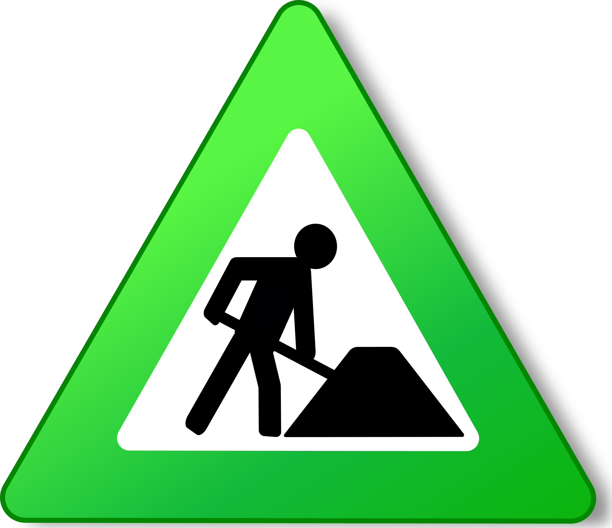 Ambox Warning Green - Important Green (2000x1725)