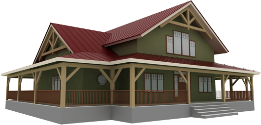 Farm House Vector - House (530x255)