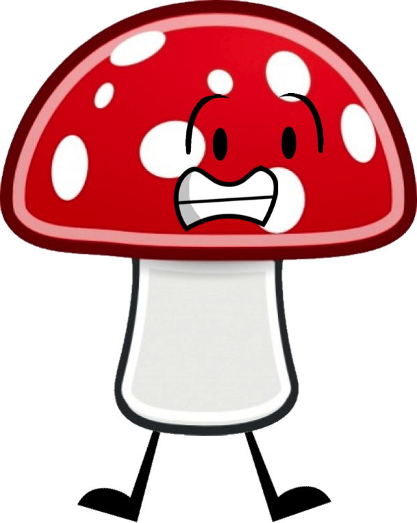 Mushroom Pose - Bfdi Mushroom (598x749)