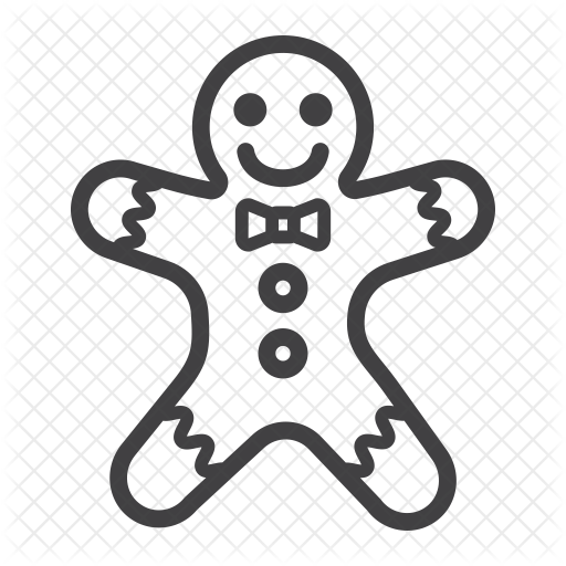 Gingerbread Icon - Christmas Day (512x512)