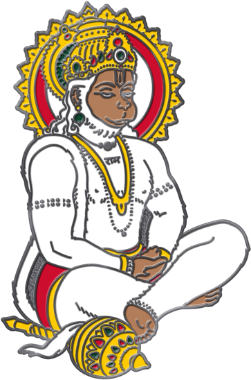 Hanuman Pin - Hanuman (600x600)