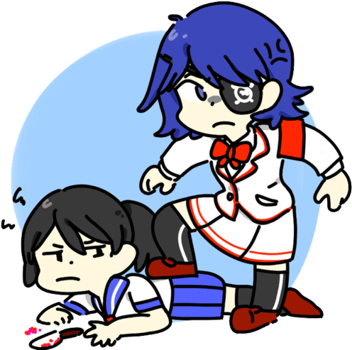 Yandere Simulator, Sick - Cartoon (640x523)