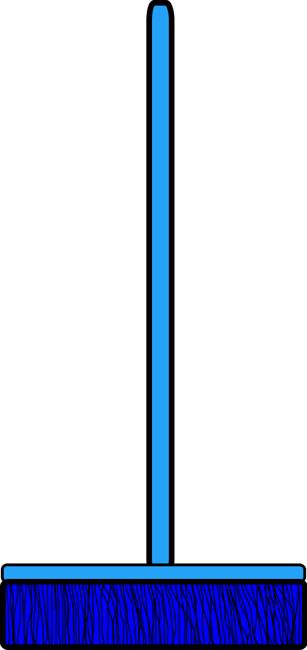 Vector Clip Art - Broom Vextor (600x1271)