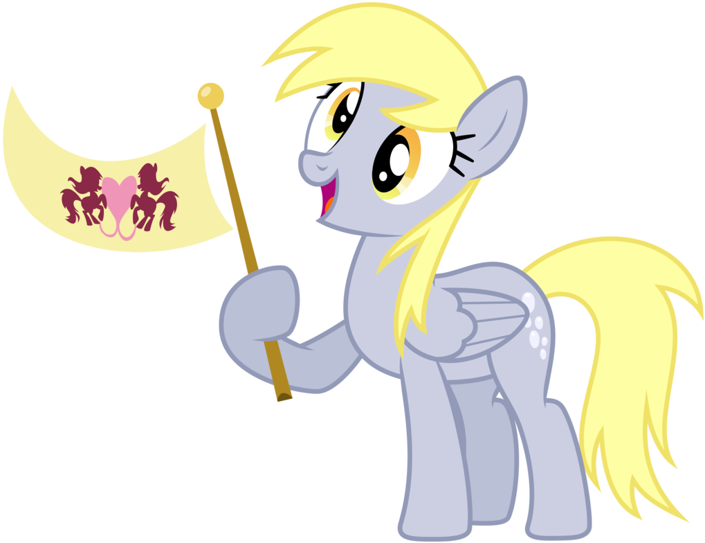 Derpy's Flag - Май Литл Пони Дерпи (1019x784)