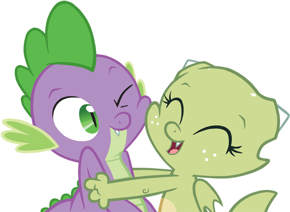 Mlp Spike's Girlfriend (600x441)