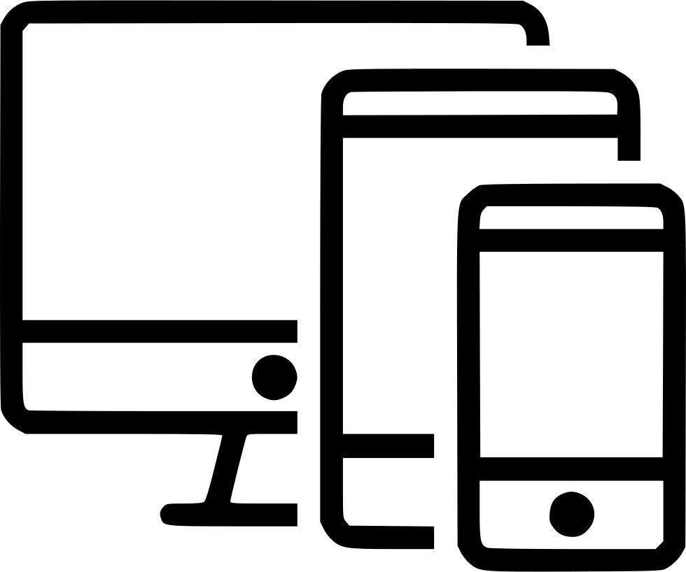 Responsive Smartphone Screen Mobile Tablet Display - Mobile Display Icon (980x818)