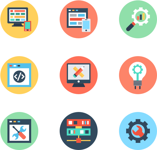 Icon Responsive Web Design - Icons For Web Development (600x564)