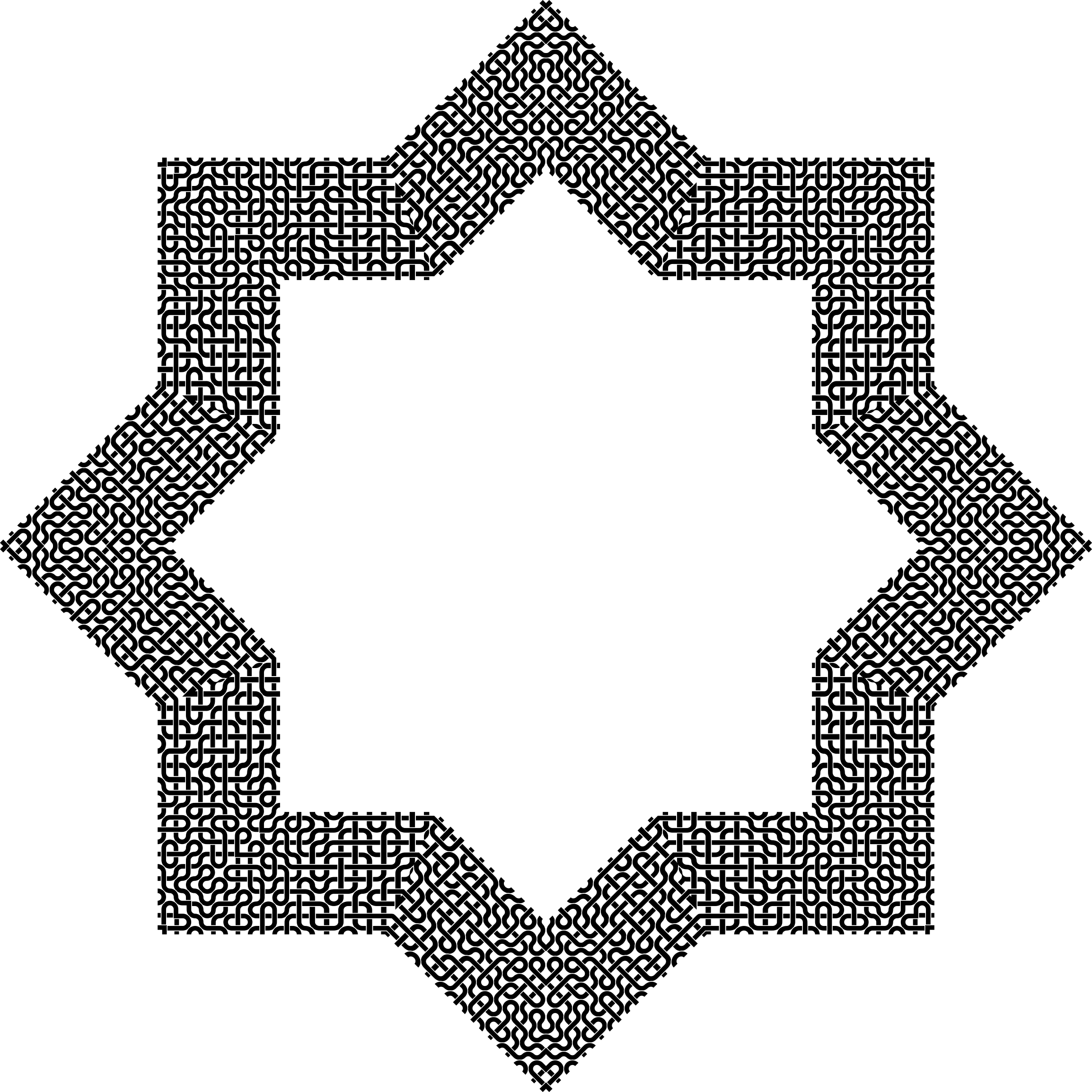 Big Image - Islamic Star Pattern (2308x2308)