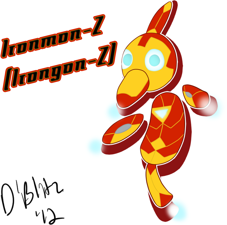 Ironmon Z - Cartoon (1000x983)
