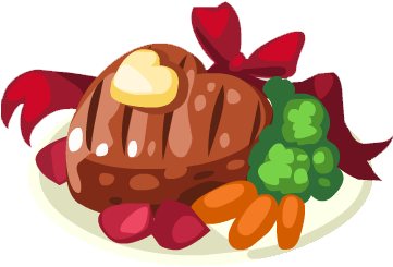 Lovely Steak - Illustration (360x360)