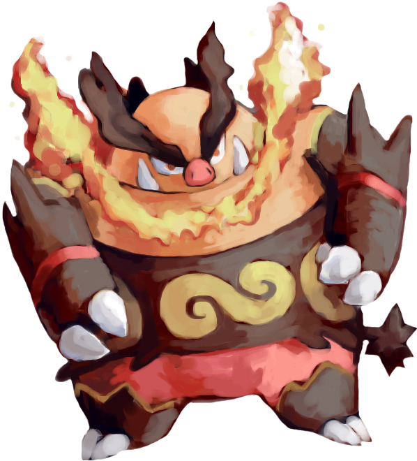 Emboar By Sailorclef - Deviantart (600x700)