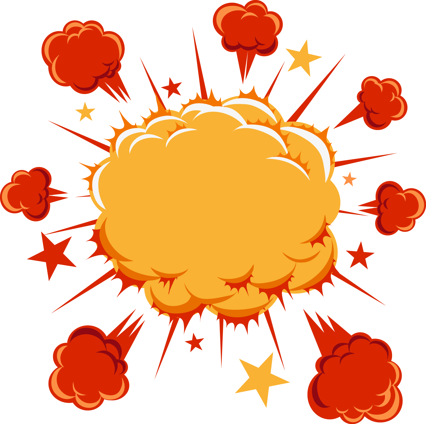 Cartoon Comics Explosion Comic Book - Comic Book Explosion Png (1431x1425)