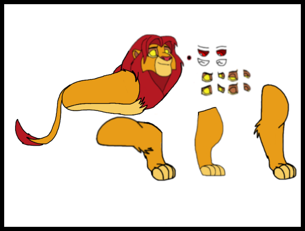 Character Builder-simba By Hakunamatata15 - Simba Character Builder (1024x775)