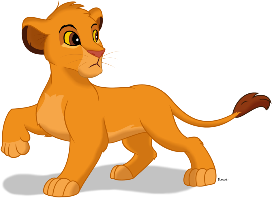Simba By Roze23 - Cartoon (1024x754)