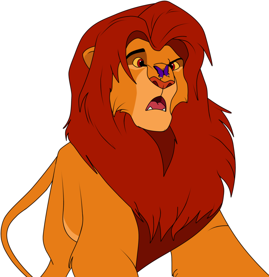 Simba By Eclipsewolf888 - Cartoon (874x915)