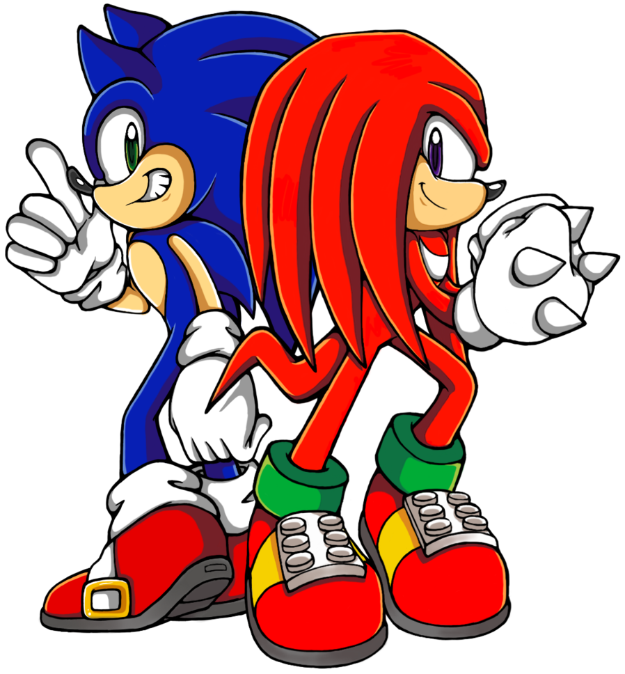 Sonic And Knuckles Characters (900x987)