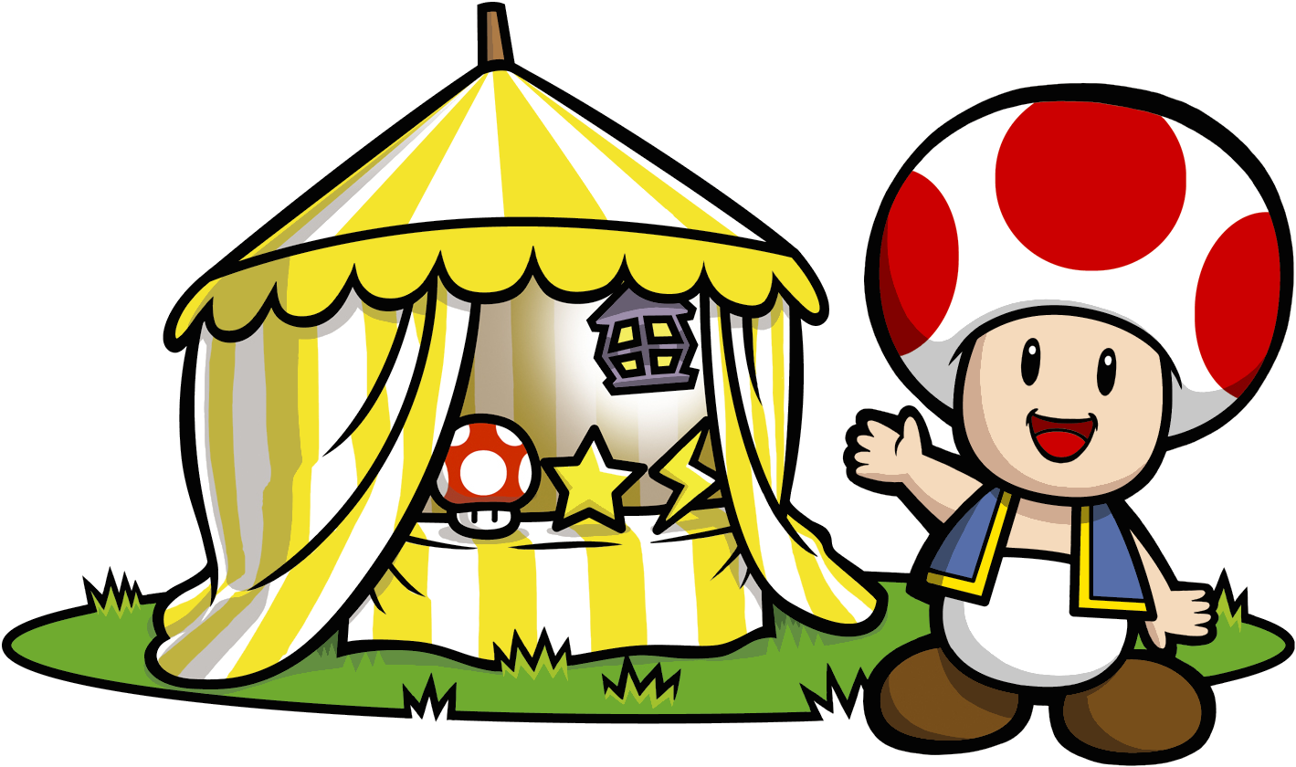 Step Right Up For The Carnival - Toad From Mario (1419x840)