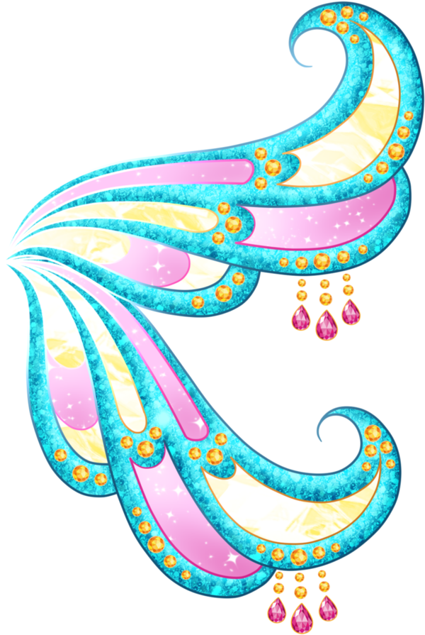 Ppc Enchantix Wings By Jadeavon - Drawing (849x941)