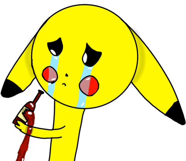 Sad Pikachu By Springpepperkane - Cartoon (1024x640)