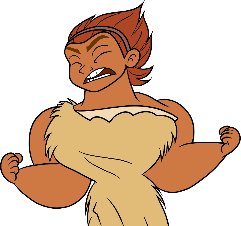 Buff Ugga Vector 02 - Cartoon (818x768)