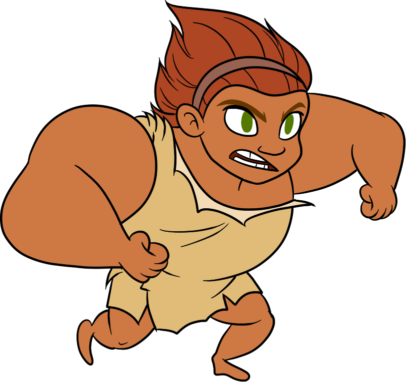 Buff Ugga Vector 10 - Cartoon (812x765)