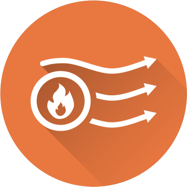 Heating - Heat Icon Png (624x623)