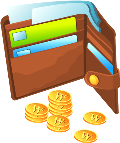 Purse - Wallet Clipart (512x512)