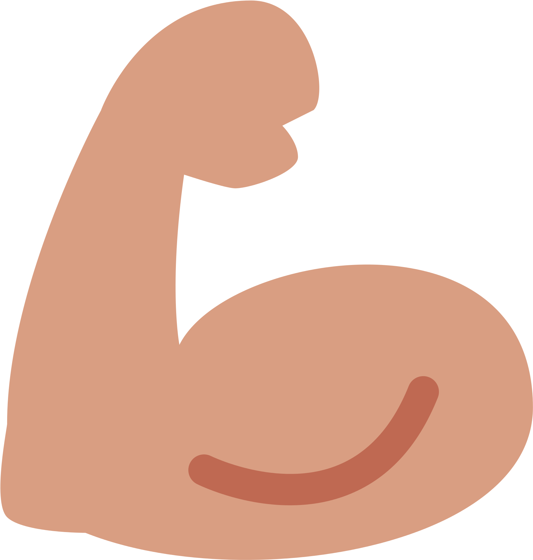 Muscle - Spierbal Emoji (2000x2000)