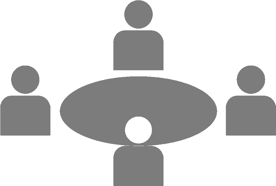 Programme Schedule - Round Table Meeting Icon (1000x1000)