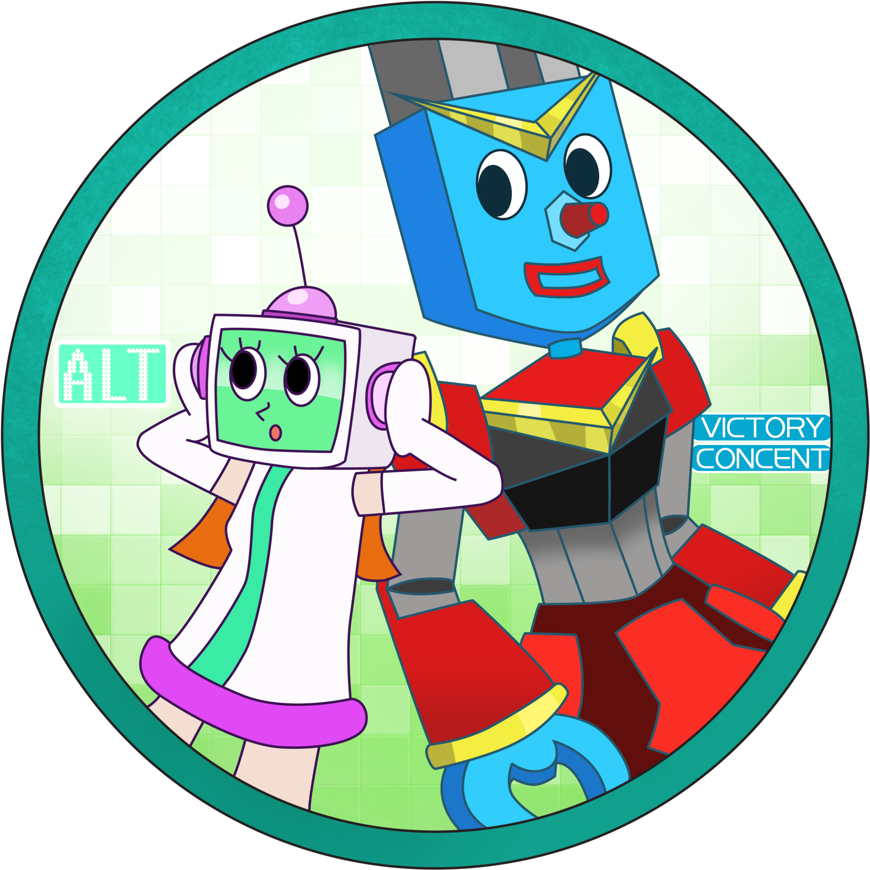 Alt Victory-concent - Cartoon (1800x1800)