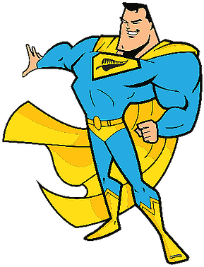 Super Heroes Cartoon Characters (307x400)