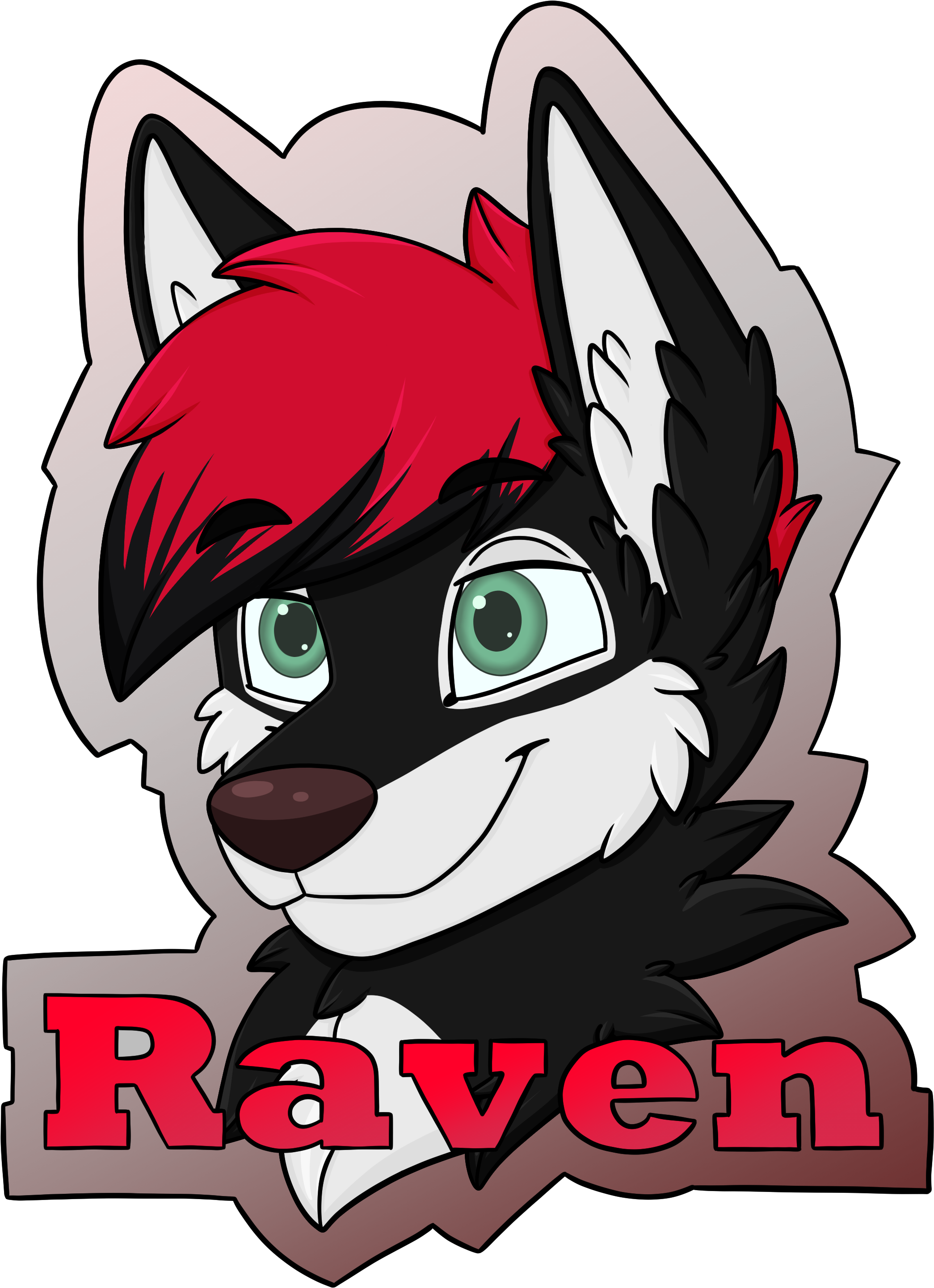 Raven Badge - Commission (3000x3000)