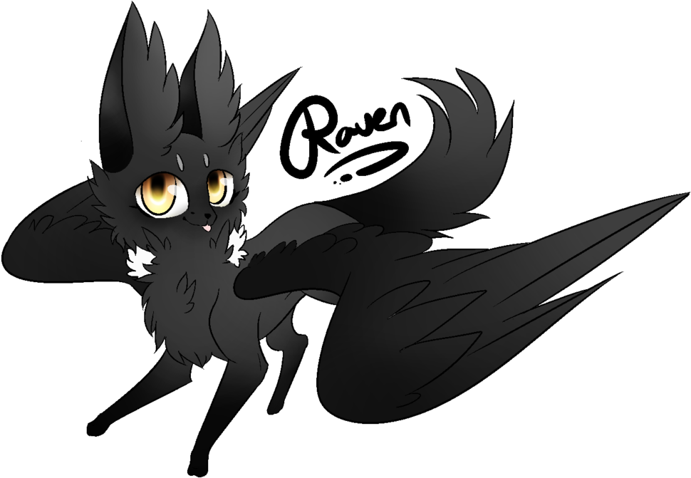 Chibi Raven By Hushedcanary - Cartoon (1024x732)