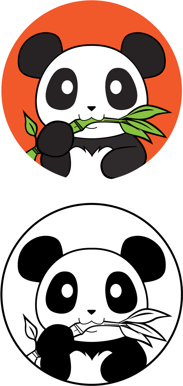 Panda Logos - Panda Logos (1000x1846)