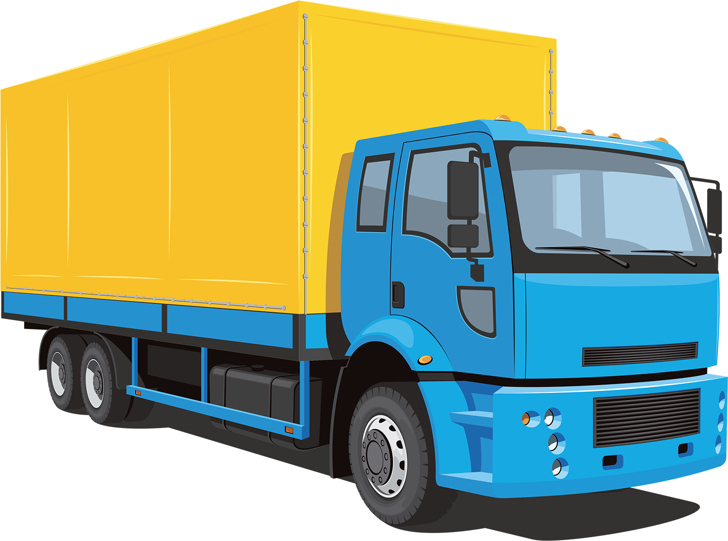 Truck Vector Image Png (1500x1101)