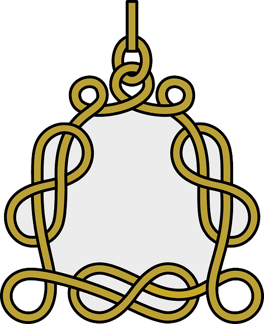 Frame, Triangle, Decorative, Vines, Braid, Braided - Vector Graphics (586x720)
