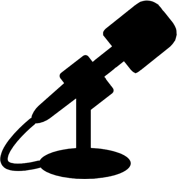 Microphone Silhouette (734x662)