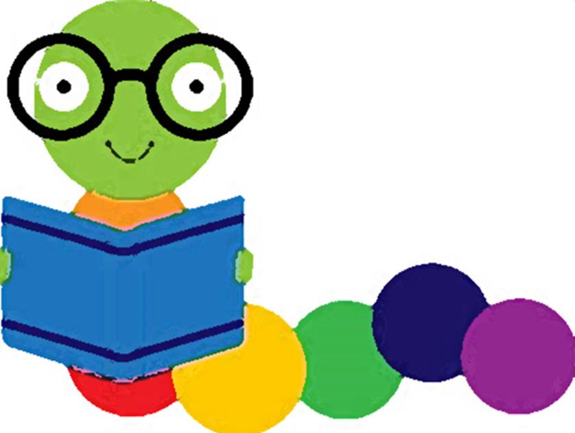Bookworm Buddies - Book Worm (838x631)