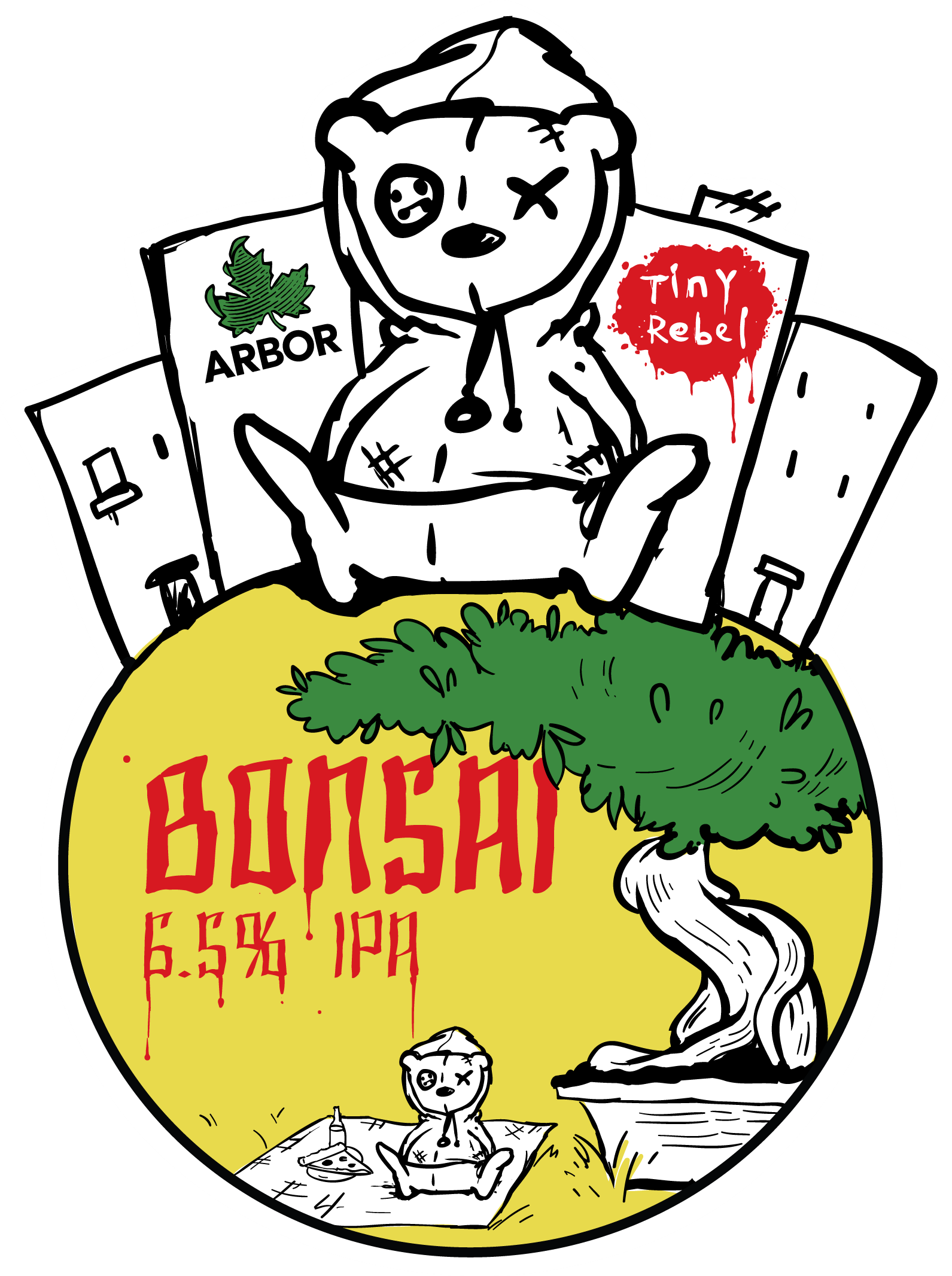 Beers - Tiny Rebel Brewery Logo (1591x2133)