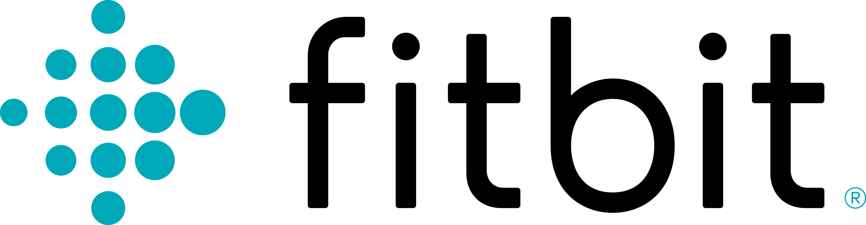 Fitbit Logo - Fitbit Alta Hr Black (2872x748)