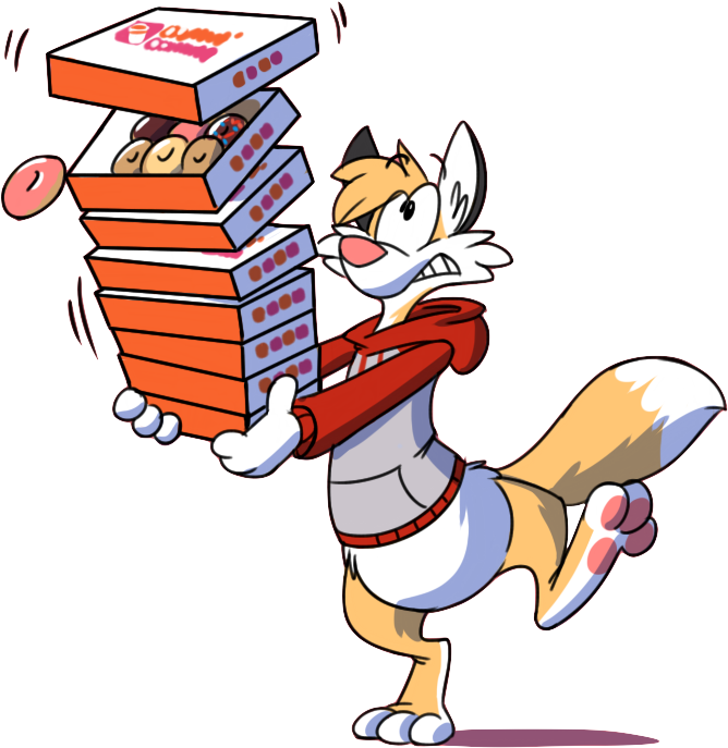 Donut Day - Cartoon (781x789)