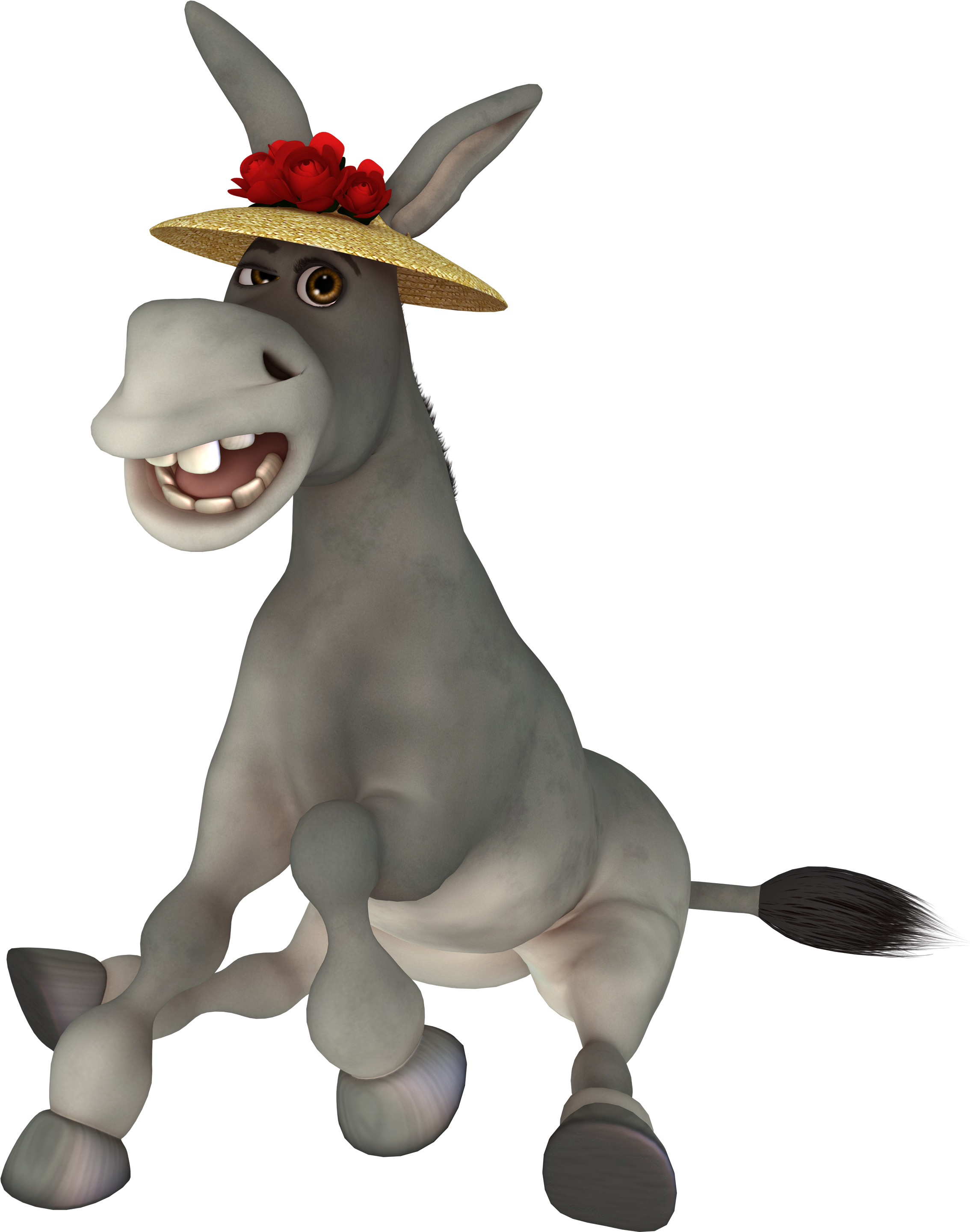Donkey Cartoon - Donkey - Mug (3000x3000)