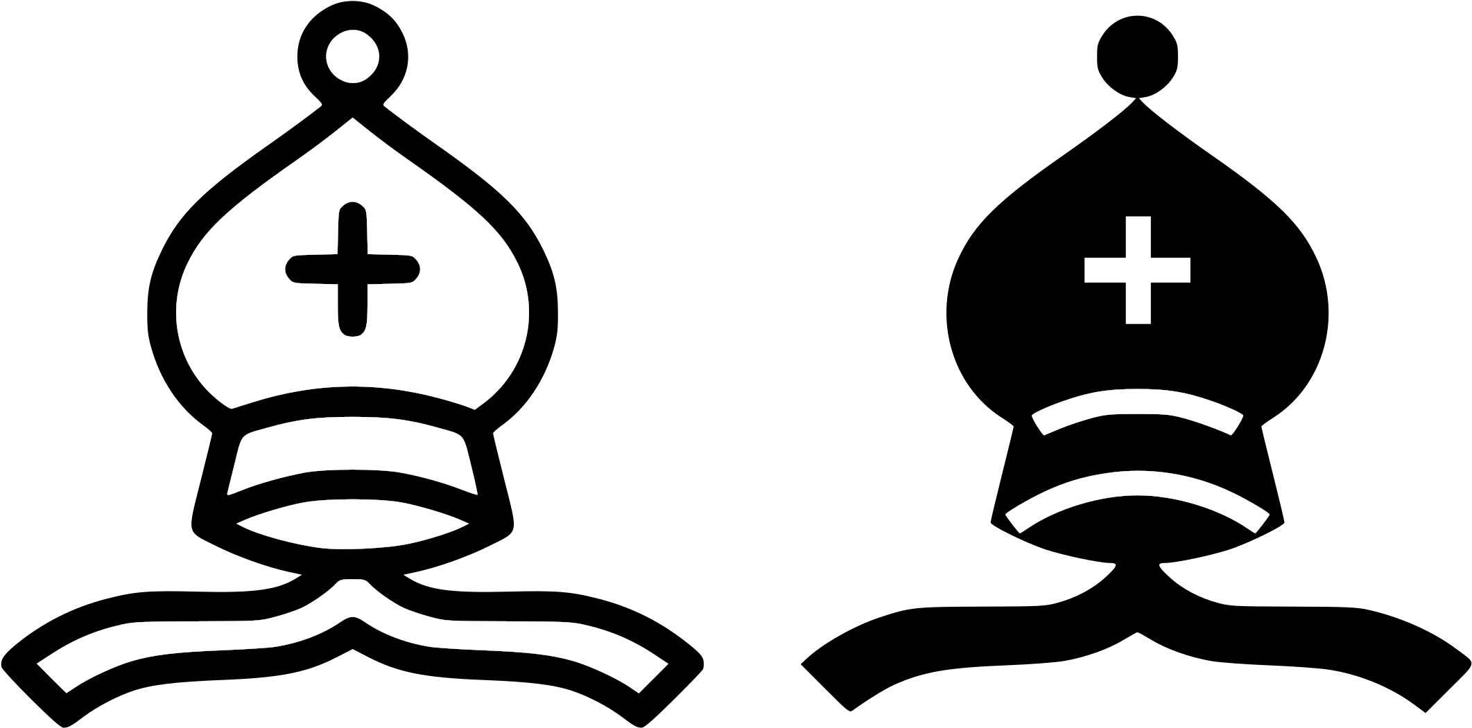Tile - Bishop - Chess Bishop Symbol (2400x1200)