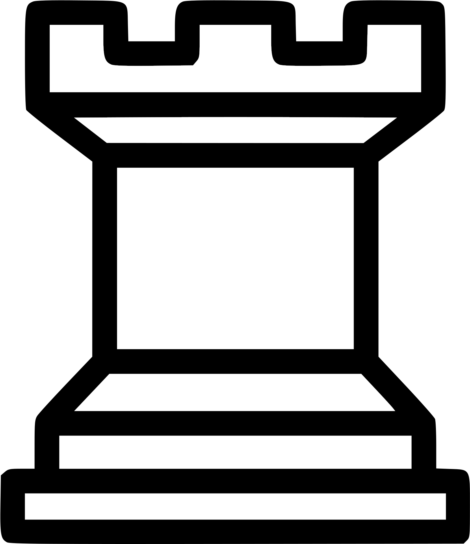 Rook 3 - Rook Clipart (2400x2400)
