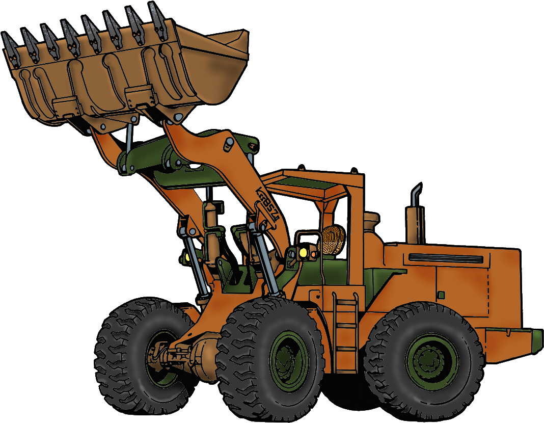Front End Loader Construction - Construction (1127x900)